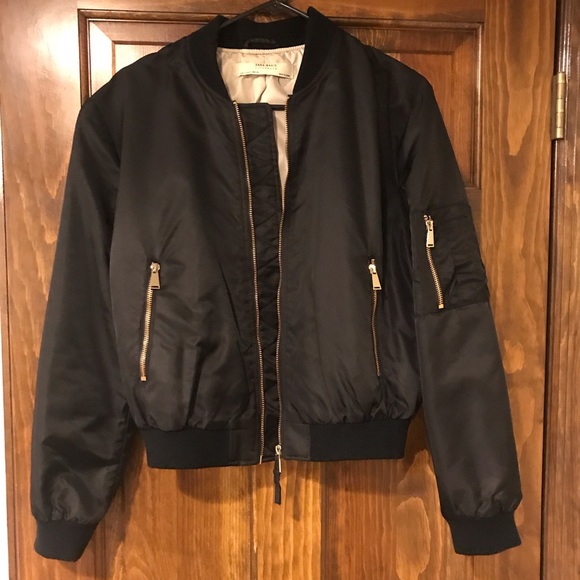 ZARA Quilted Jacket Outerwear - Black - Picture 2 of 4